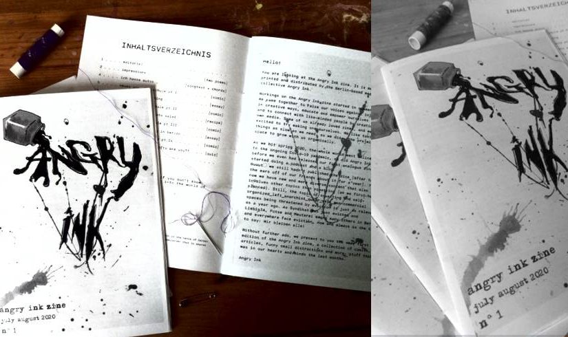 Angry Ink Zine N°1 is out!